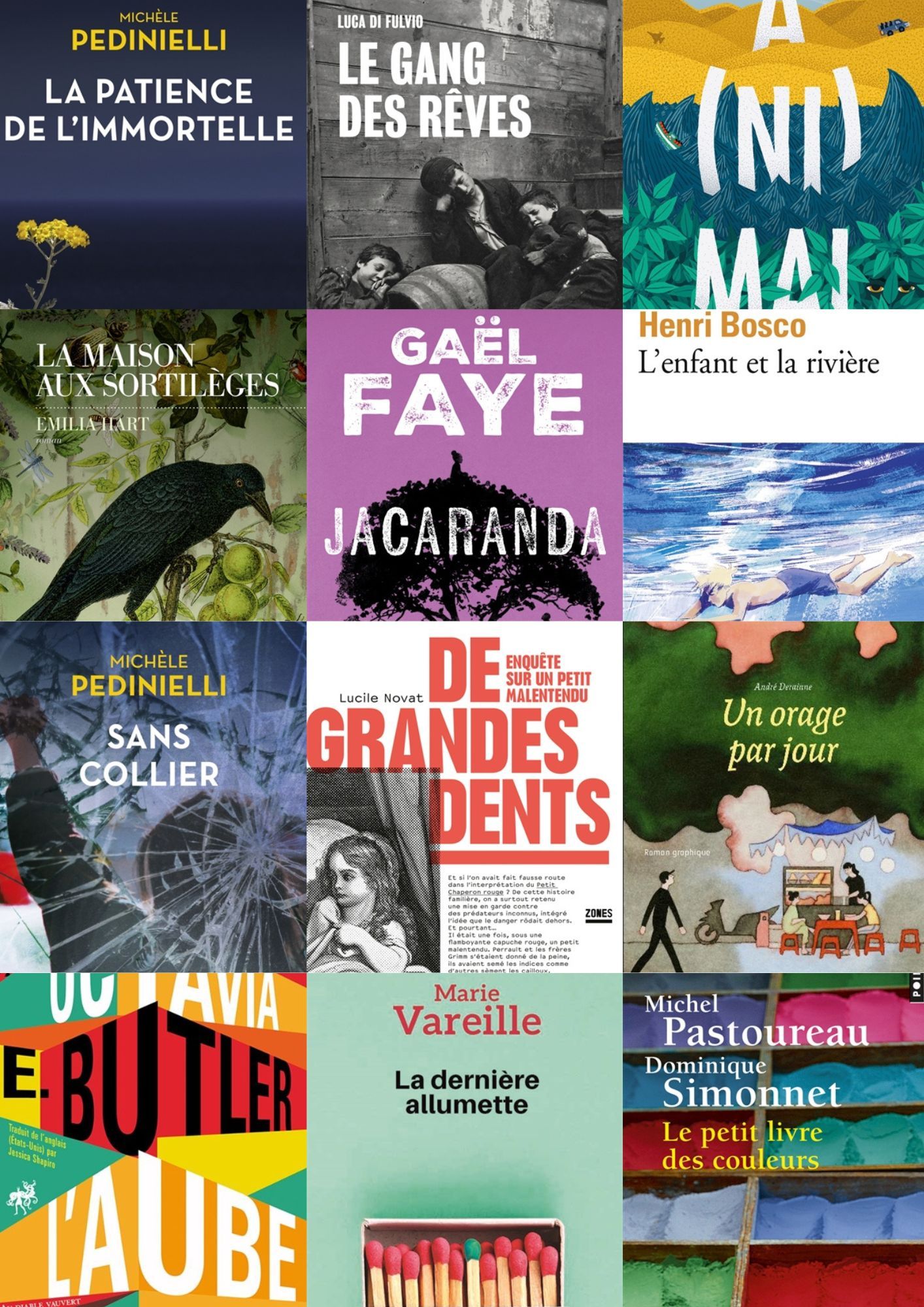l'image représente des couvertures de livres