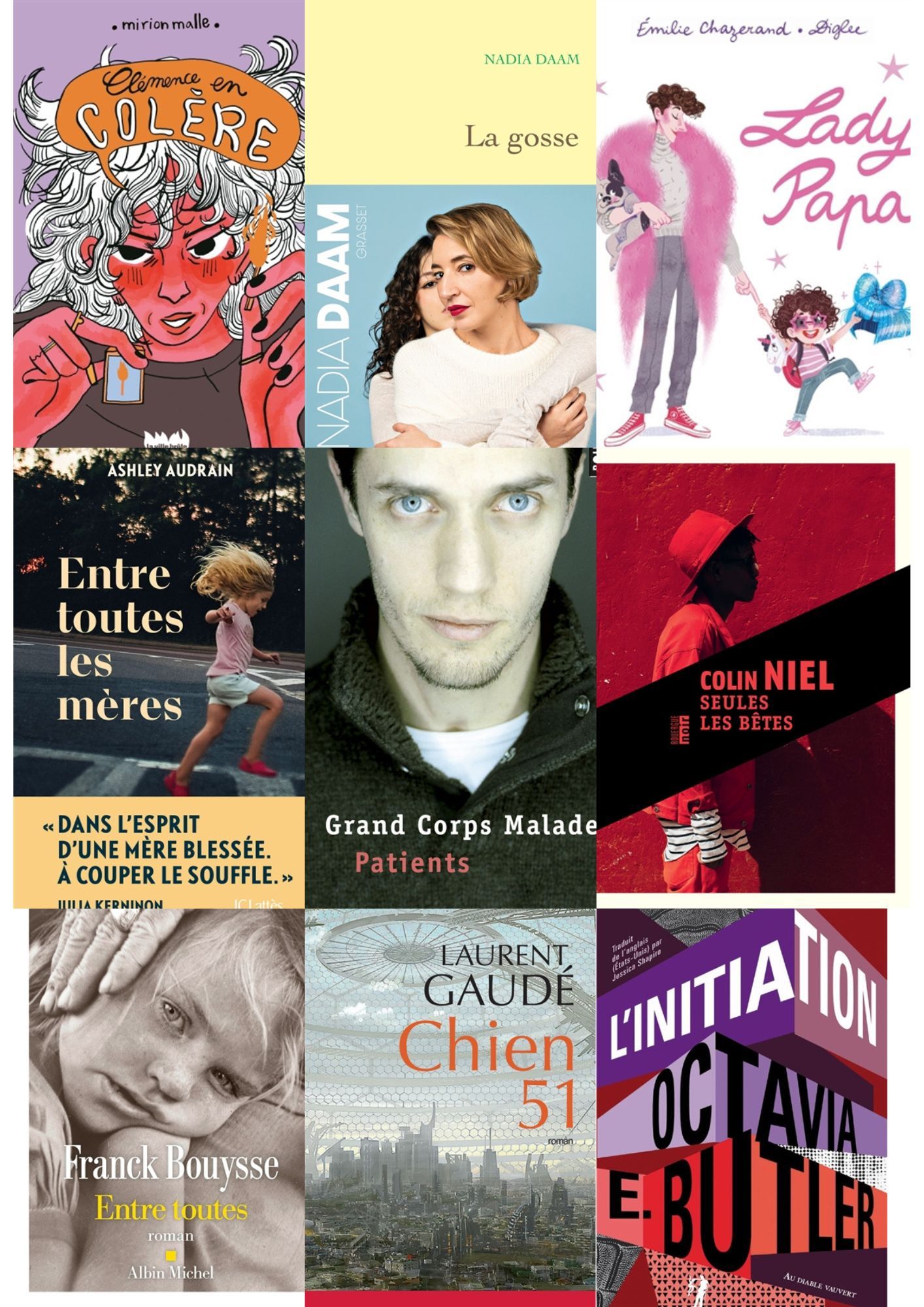 l'image représente des couvertures de livres