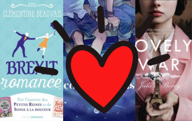 couverture de 3 livres de romance pour adolescents
