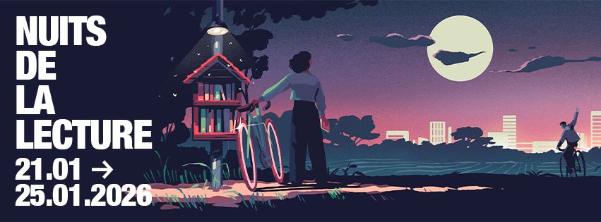 Affiche officielle 2026 nuits de la lecture